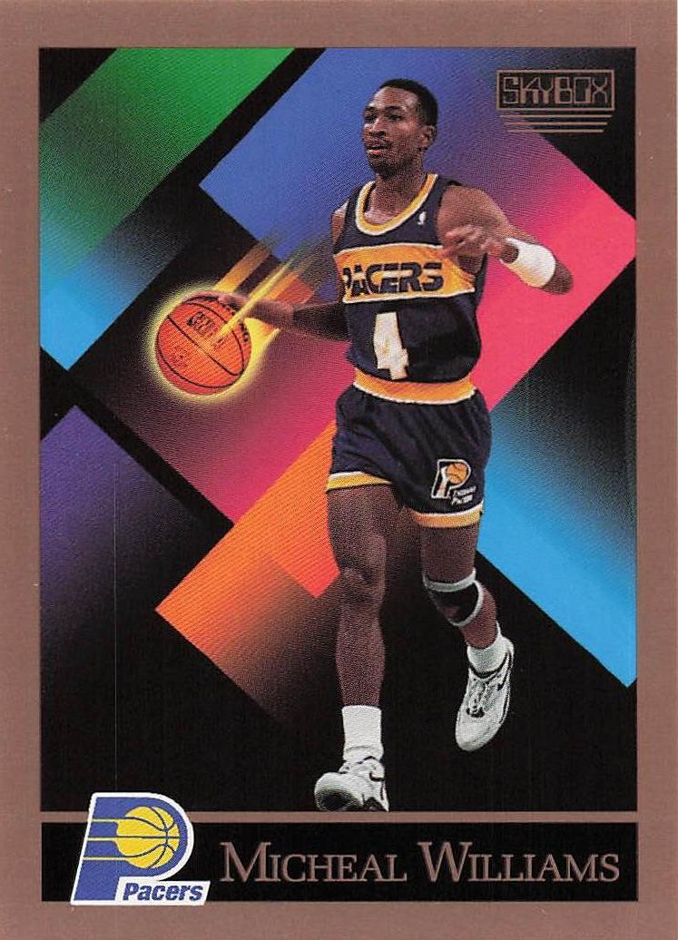 1990-91 SkyBox Basketball Micheal Williams #388