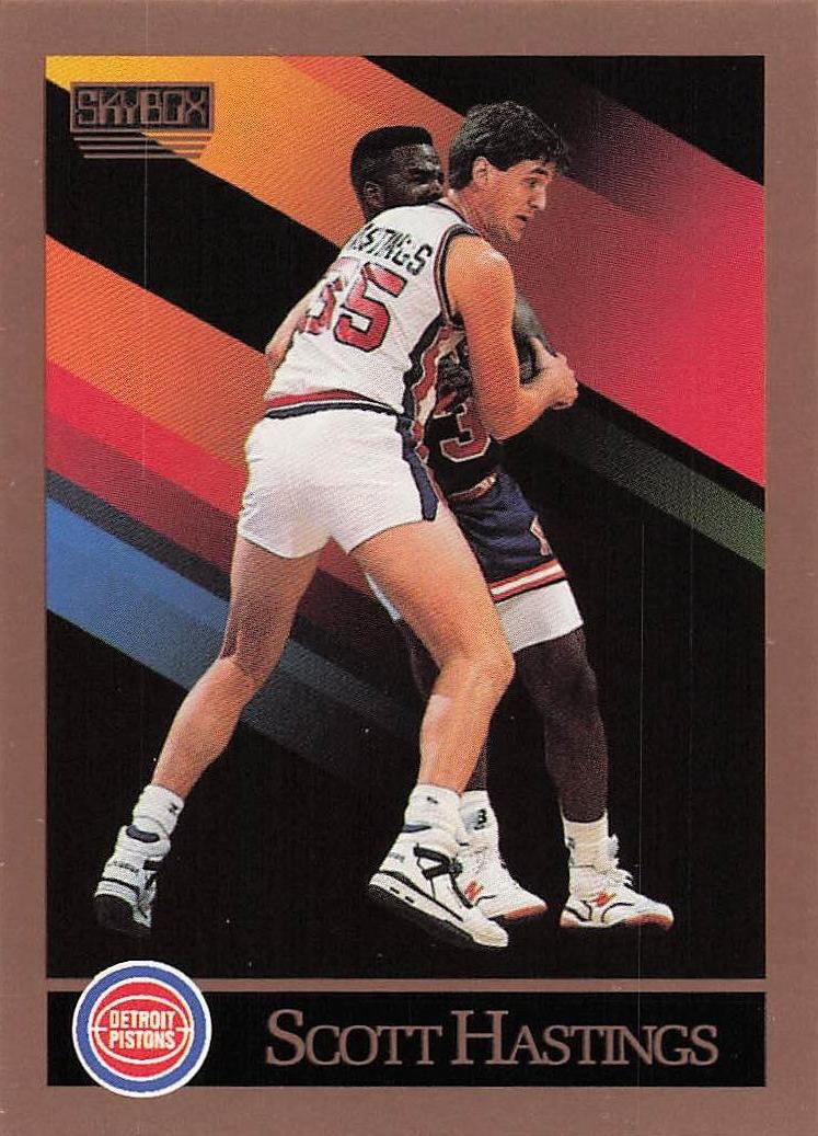 1990-91 SkyBox Basketball Scott Hastings #87