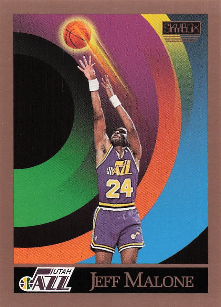 1990-91 SkyBox Basketball Jeff Malone #418