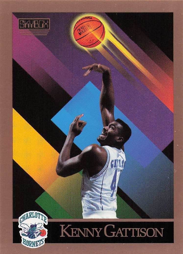 1990-91 SkyBox Basketball Kenny Gattison #368 RC