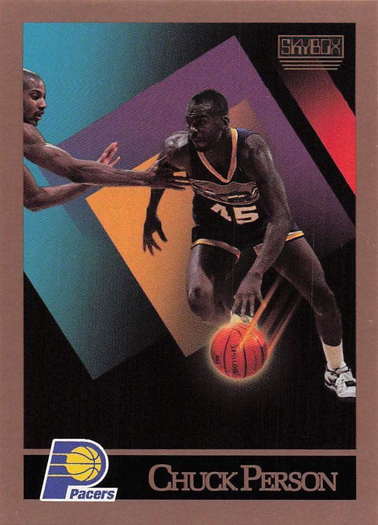 1990-91 SkyBox Basketball Chuck Person #119