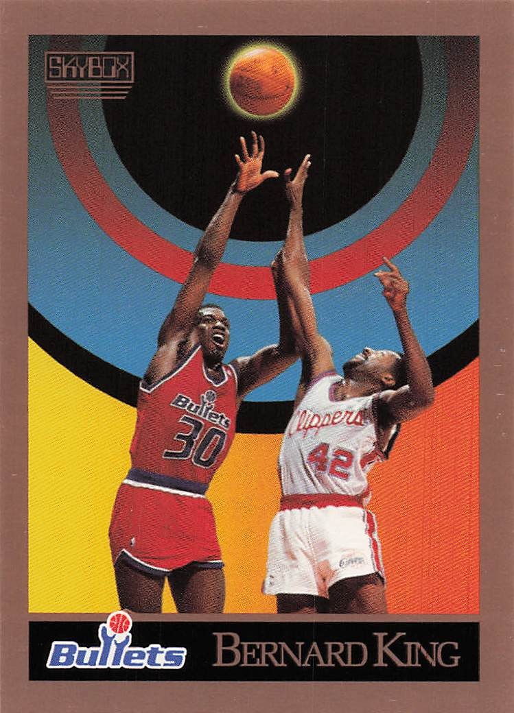 1990-91 SkyBox Basketball Bernard King #291