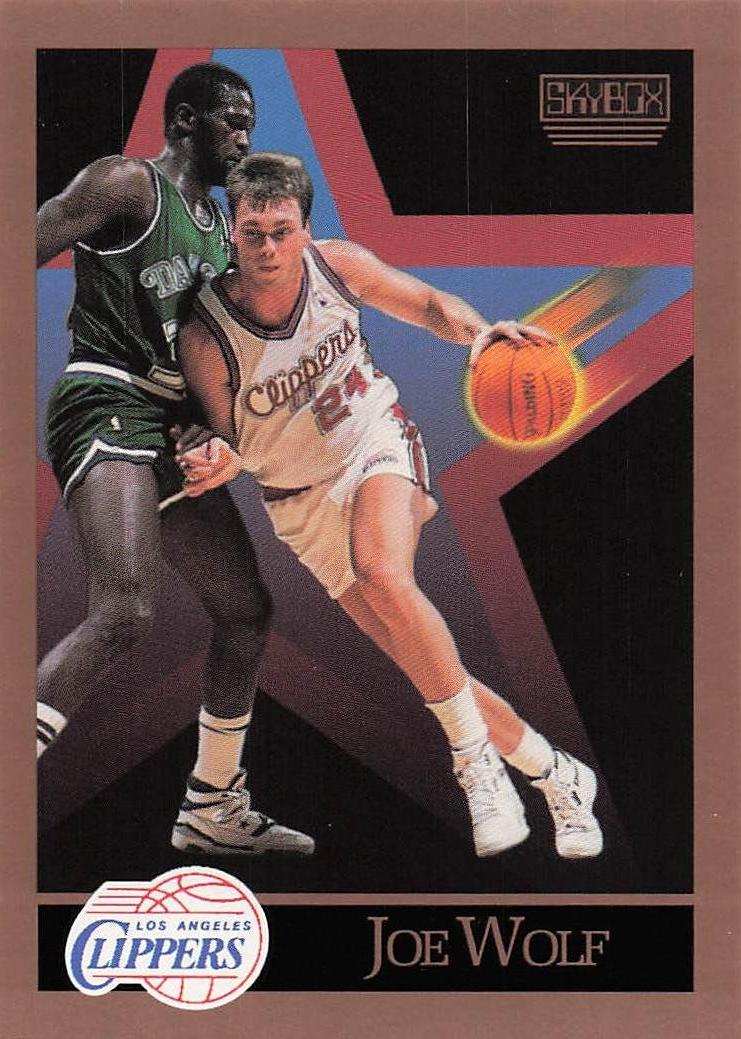 1990-91 SkyBox Basketball Joe Wolf #133