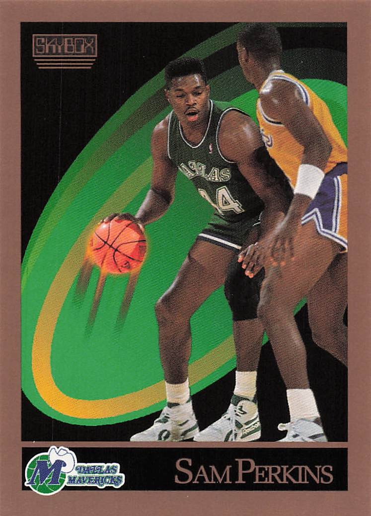 1990-91 SkyBox Basketball Sam Perkins #66