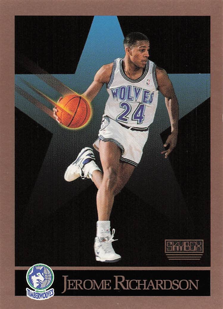 1990-91 SkyBox Basketball Jerome Richardson #173 RC