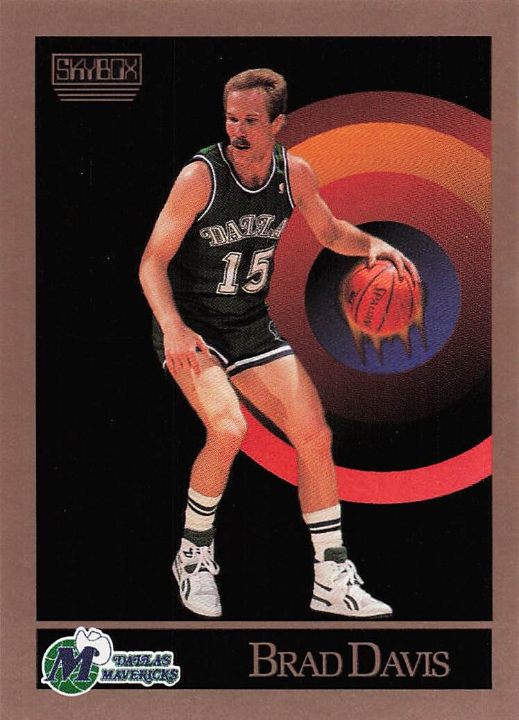 1990-91 SkyBox Basketball Brad Davis #62