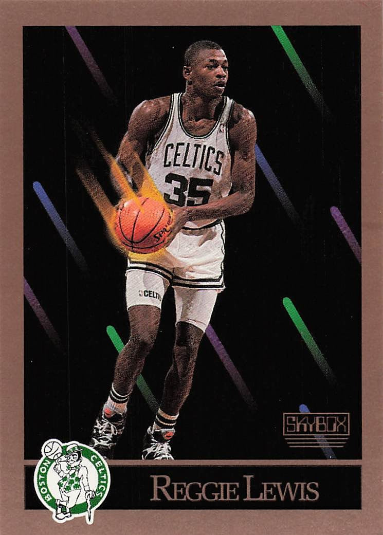 1990-91 SkyBox Basketball Reggie Lewis #18