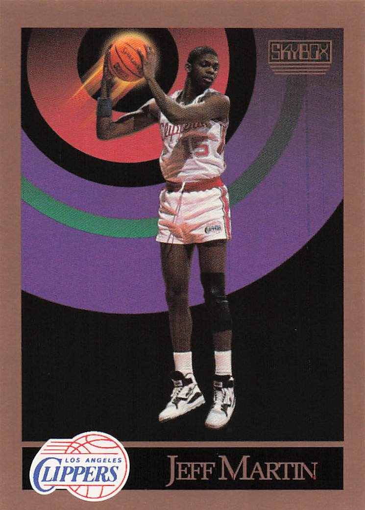 1990-91 SkyBox Basketball Jeff Martin #130