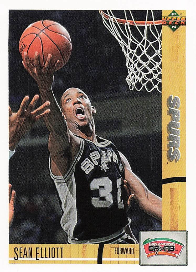 1991-92 Upper Deck Basketball Sean Elliott #287