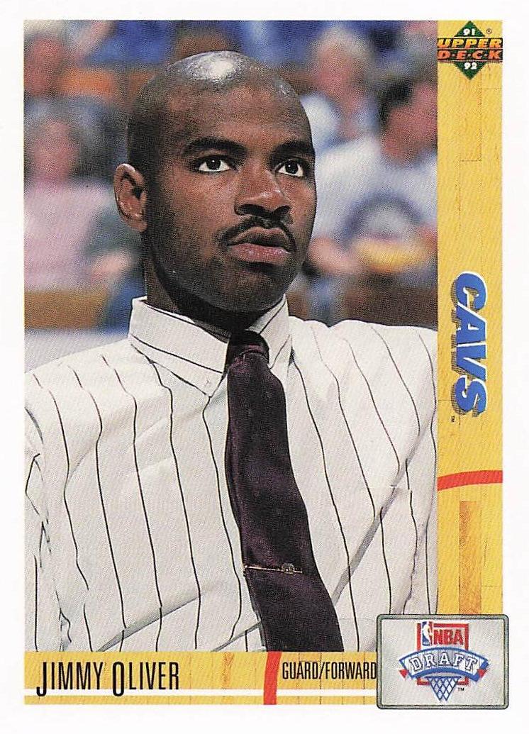 1991-92 Upper Deck Basketball Jimmy Oliver #19 RC