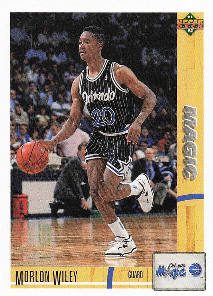 1991-92 Upper Deck Basketball Morlon Wiley #26b