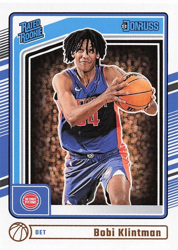 2024-25 Donruss Basketball Bobi Klintman #207 RC