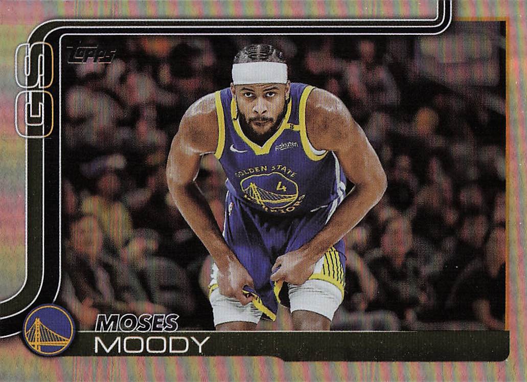 2025-26 Topps Basketball Rainbow Foilboard Moses Moody #140