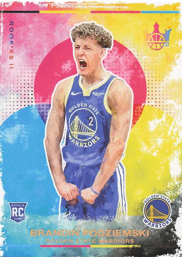 2023-24 Panini Court Kings Basketball Brandin Podziemski #129 RC