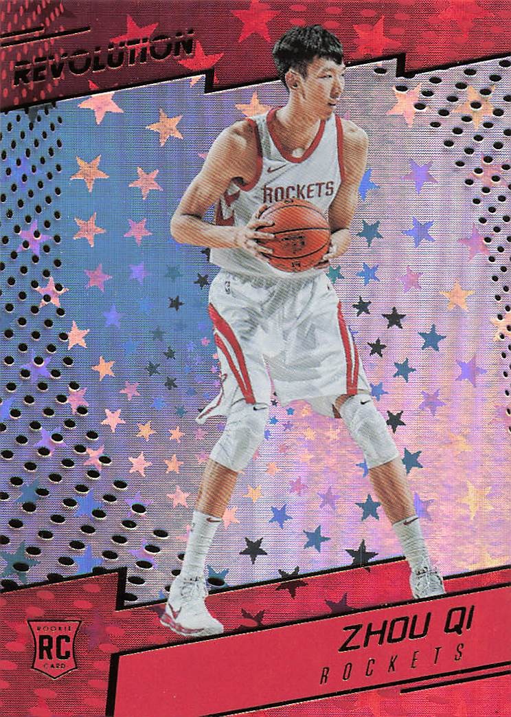 2017-18 Panini Revolution Basketball Astro Zhou Qi #138 RC