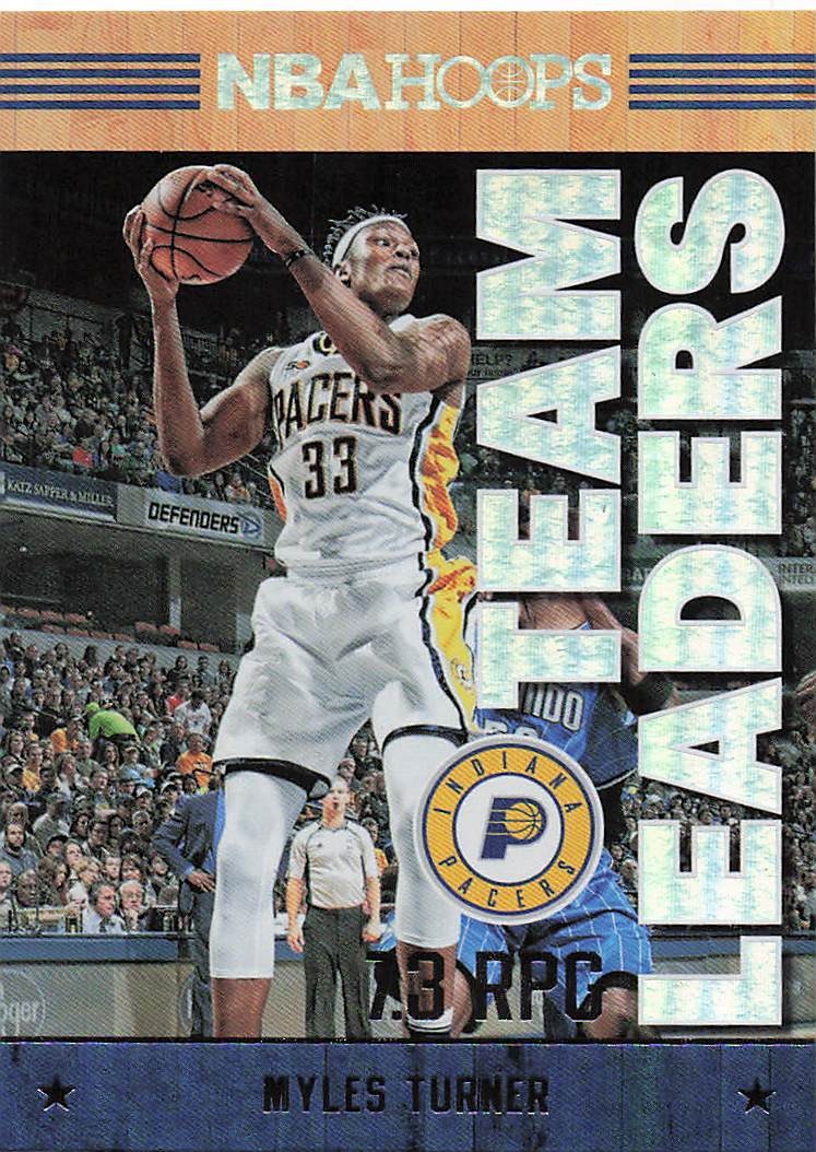 2017-18 Hoops Basketball Team Leaders Myles Turner #14