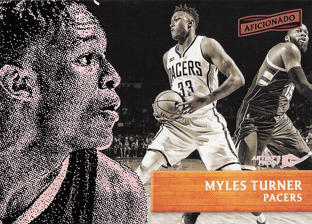 2016-17 Panini Aficionado Basketball Artist's Proof Myles Turner #90