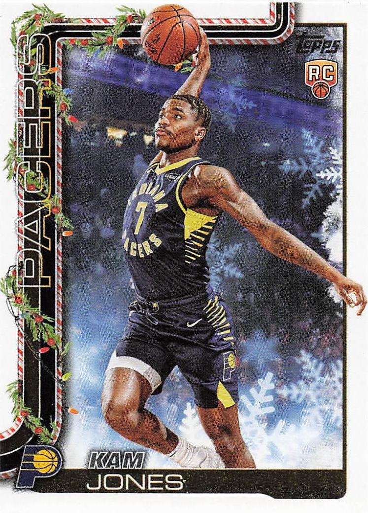2025-26 Topps Holiday Basketball Kam Jones #H198 RC