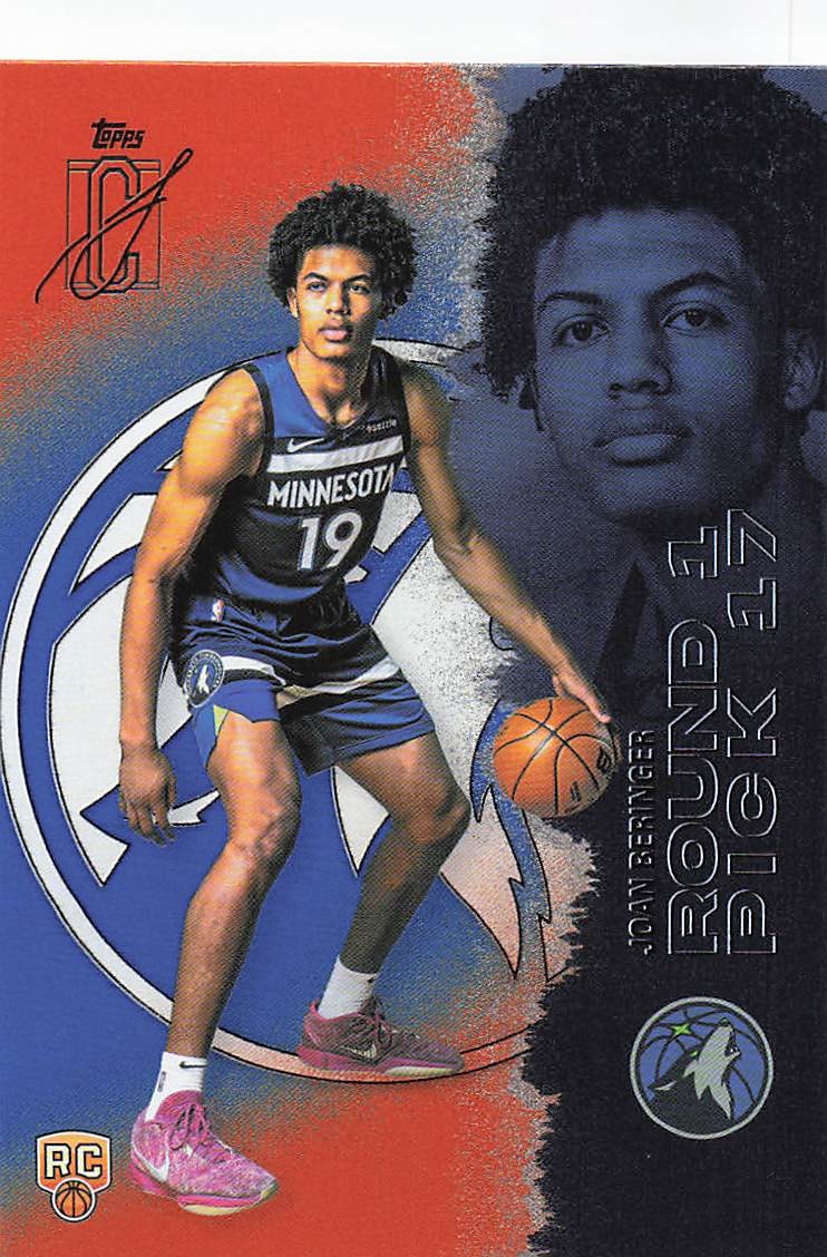 2025-26 Topps Signature Class Basketball Blue & Orange Joan Beringer #113 RC