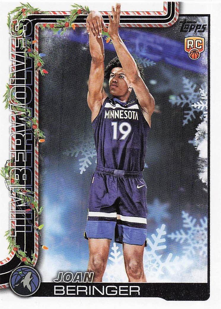 2025-26 Topps Holiday Basketball Joan Beringer #H177 RC