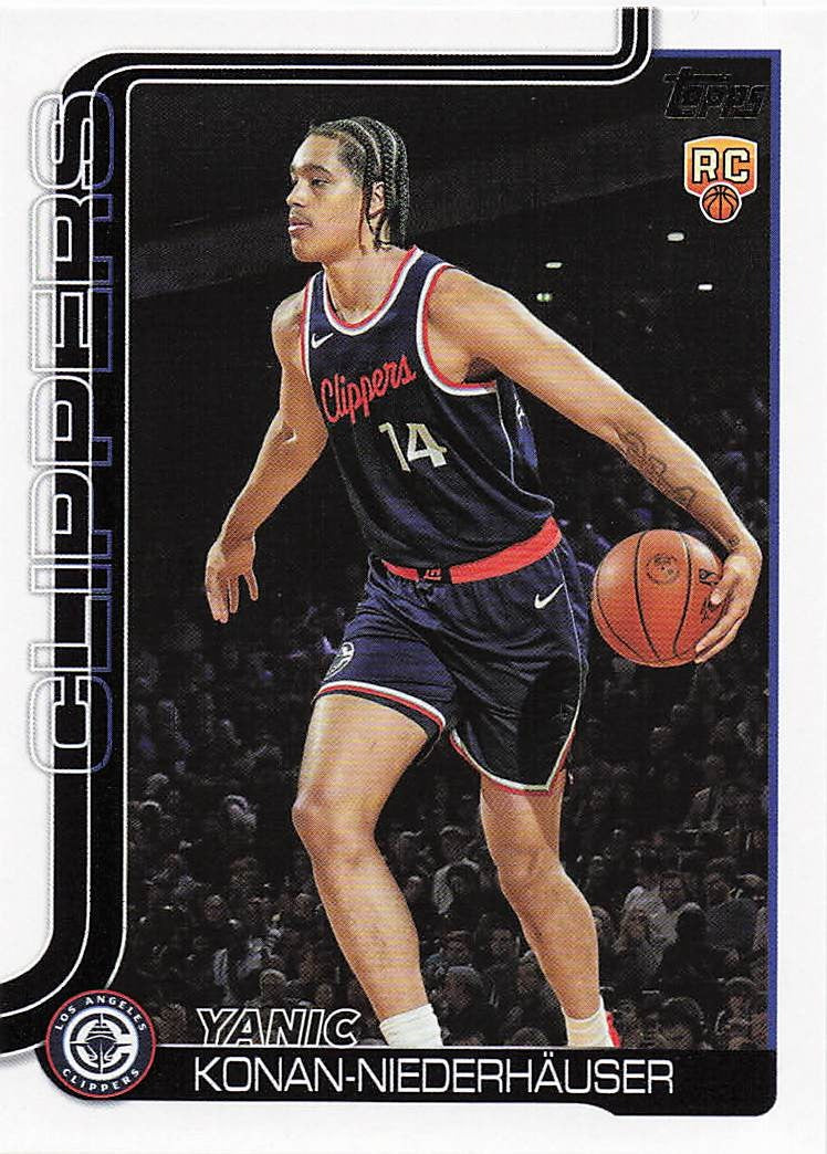 2025-26 Topps Basketball Yanic Konan-Niederhäuser #230 RC