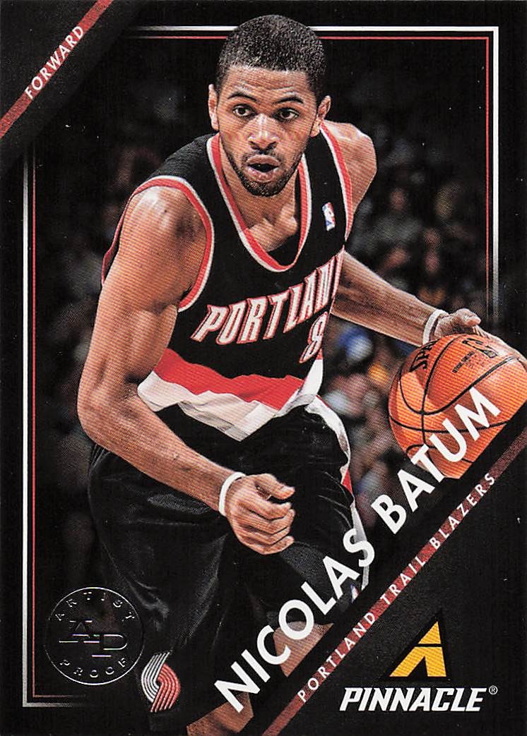 2013-14 Pinnacle Basketball Artist Proof Nicolas Batum #235