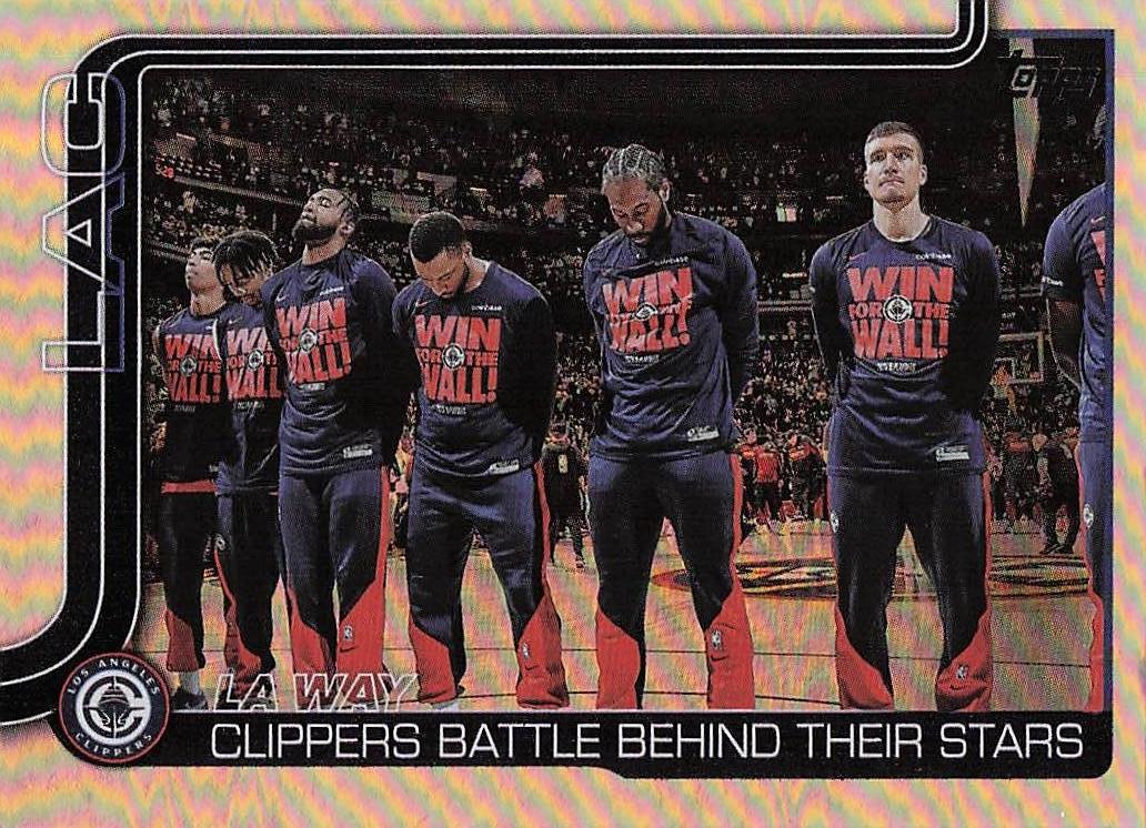 2025-26 Topps Rainbow Foilboard LA Way: Clippers Battle Behind Their Stars #292
