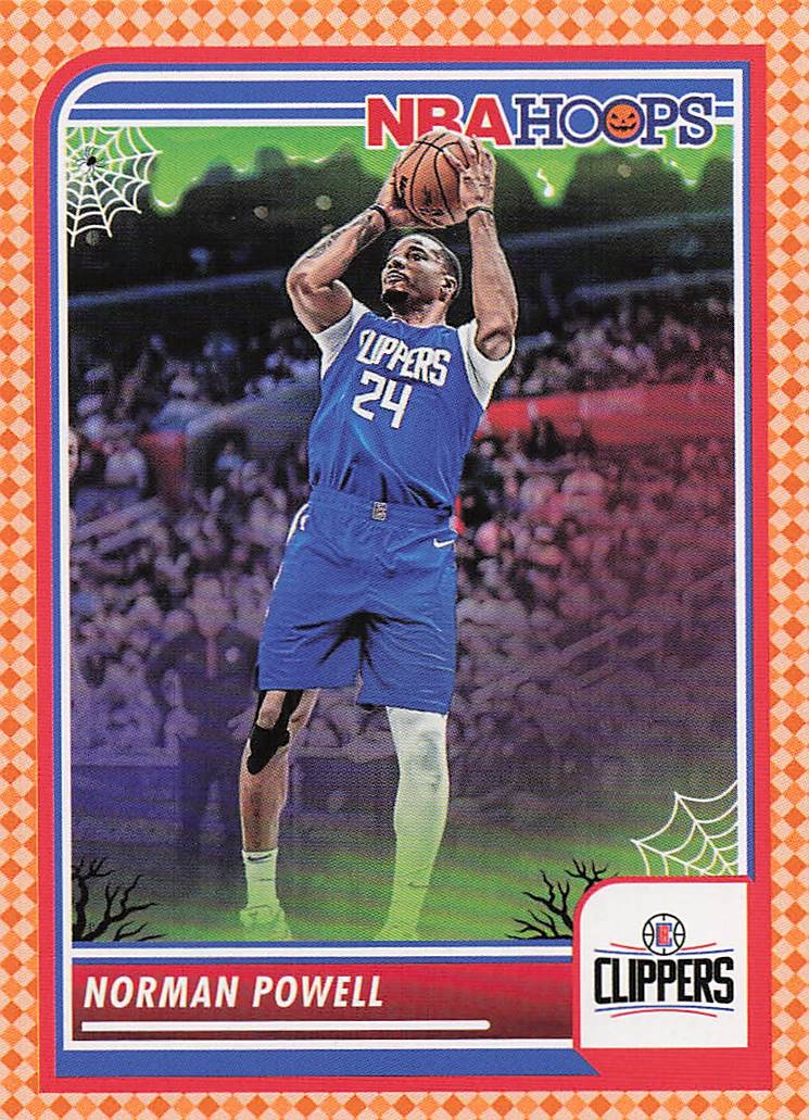 2023-24 Hoops Haunted Hoops Basketball Orange Norman Powell #203