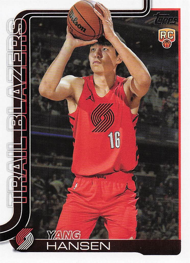 2025-26 Topps Basketball Yang Hansen #216 RC