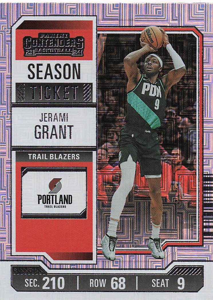 2023-24 Panini Contenders Season Ticket Premium Edition Jerami Grant #6