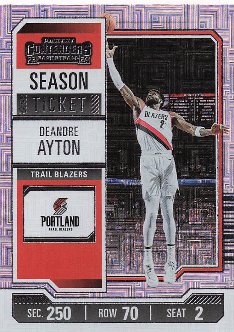 2023-24 Panini Contenders Season Ticket Premium Edition Deandre Ayton #89
