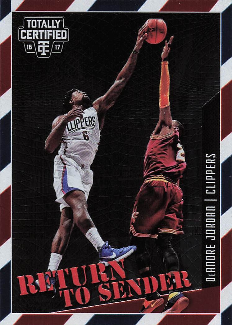 2016-17 Panini Totally Certified Basketball Return to Sender DeAndre Jordan #1
