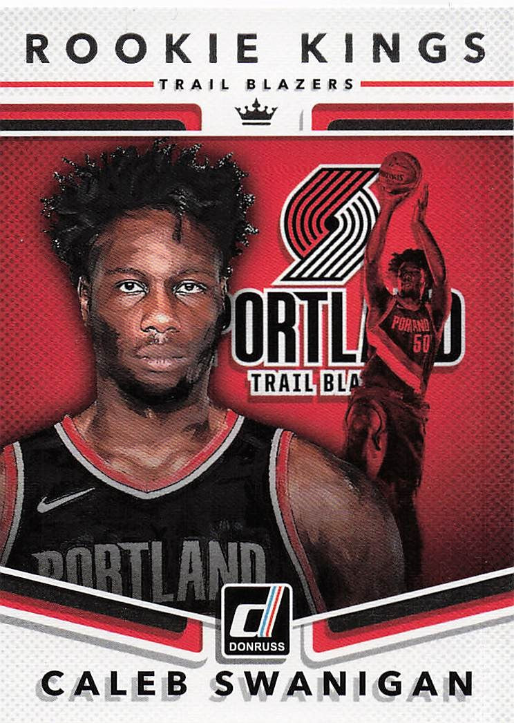 2017-18 Donruss Basketball Rookie Kings Caleb Swanigan #15