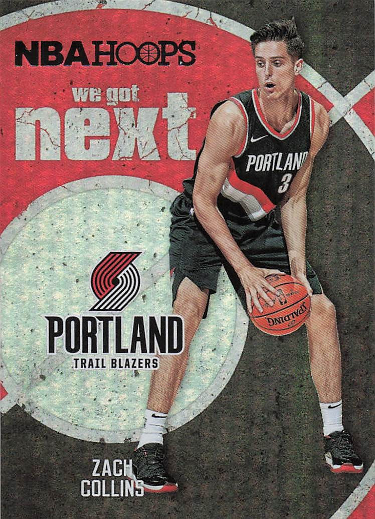 2017-18 Hoops Basketball We Got Next Zach Collins #10
