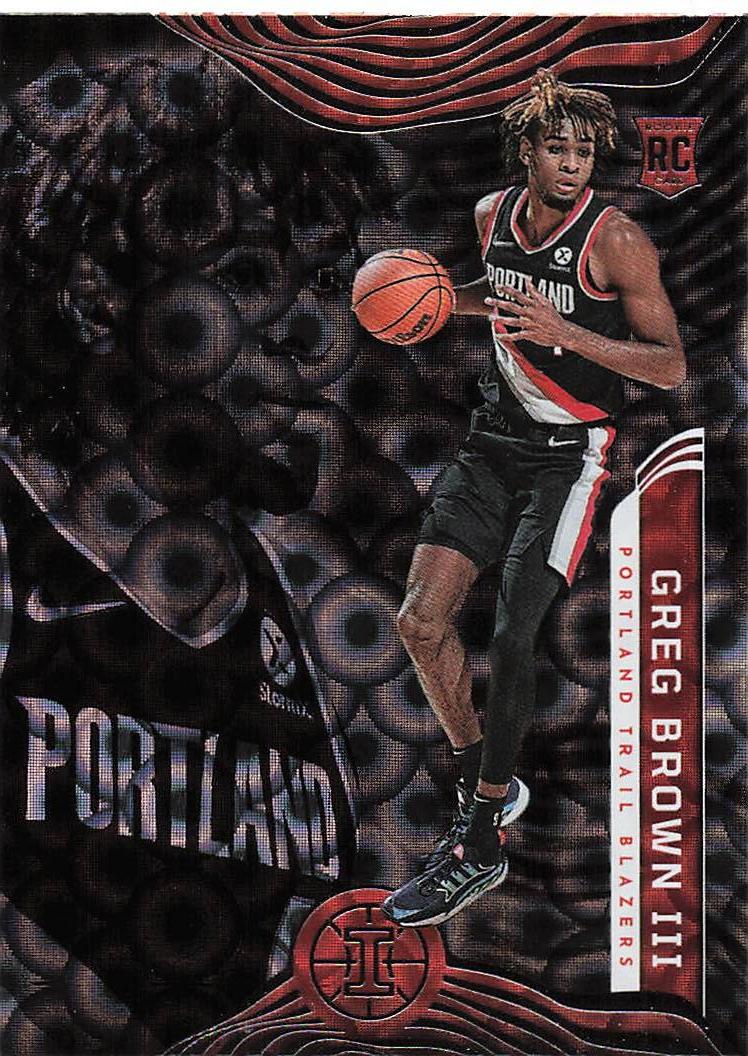 2021-22 Panini Illusions Basketball Asia Greg Brown III #190 RC