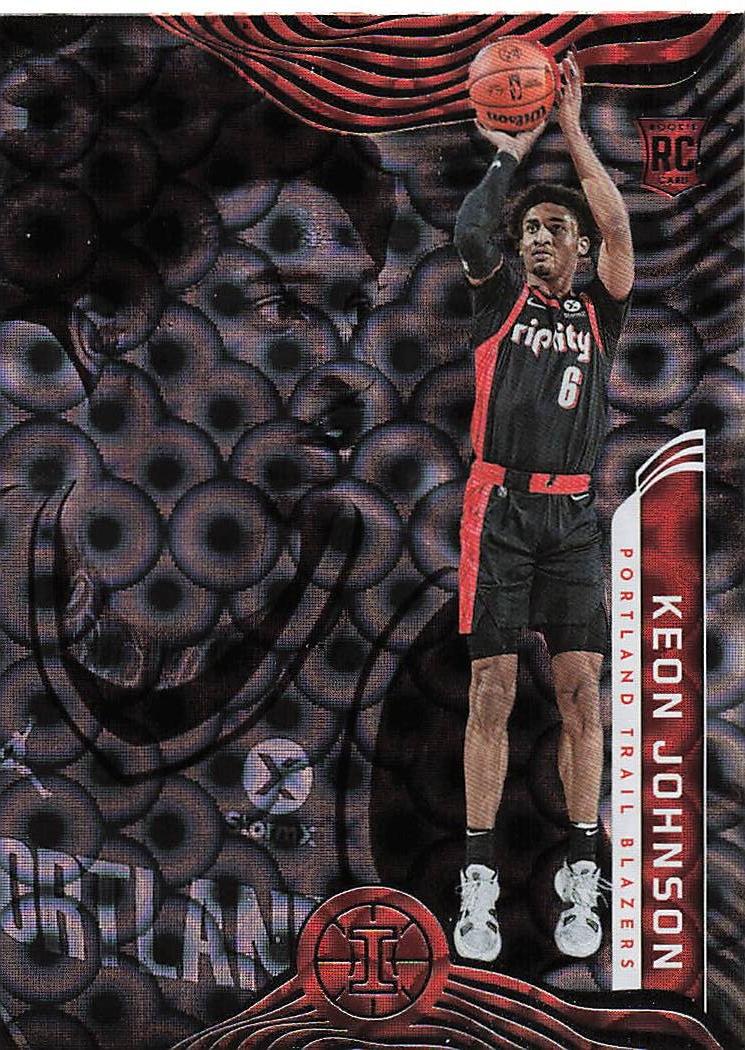 2021-22 Panini Illusions Basketball Asia Keon Johnson #171 RC