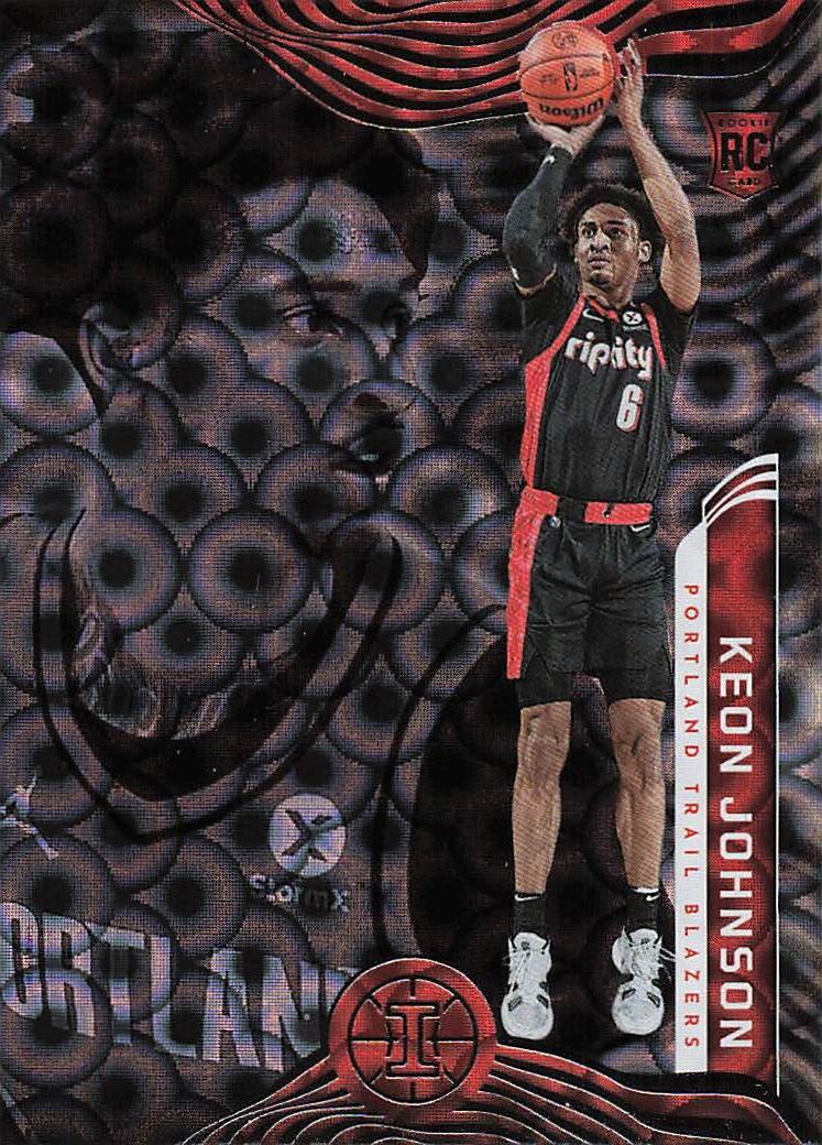 2021-22 Panini Illusions Basketball Asia Keon Johnson #171 RC