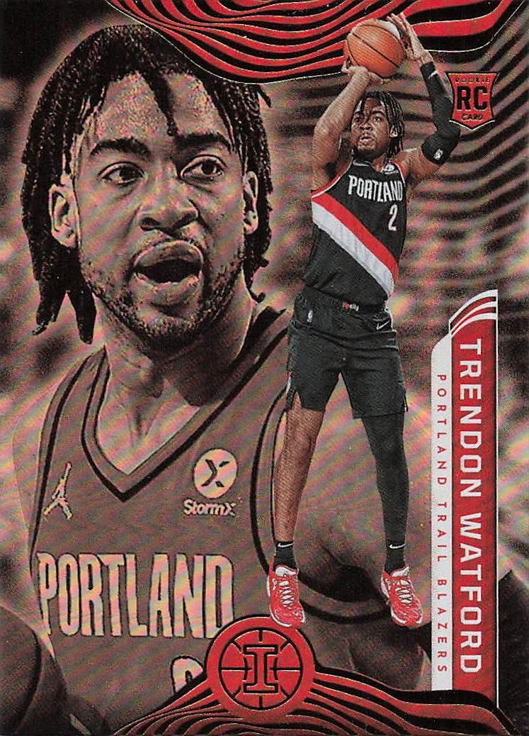 2021-22 Panini Illusions Basketball Trendon Watford #200 RC