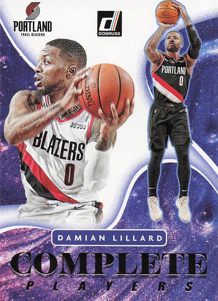 2021-22 Donruss Basketball Complete Players Damian Lillard #14