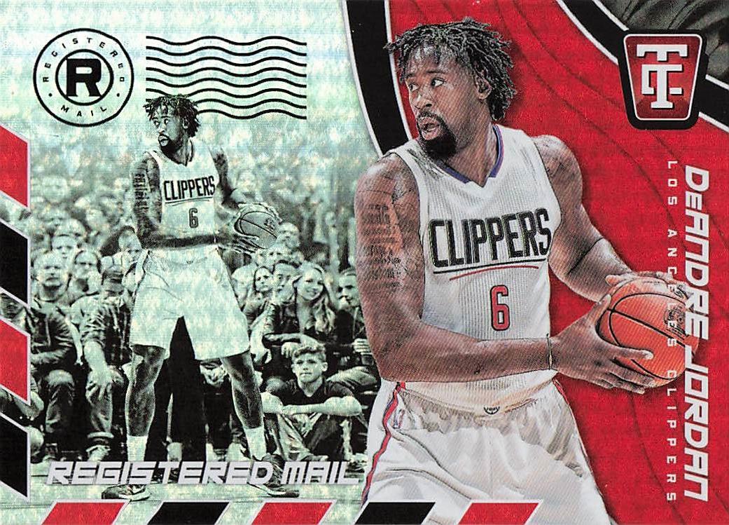 2017-18 Panini Totally Certified Basketball Registered Mail DeAndre Jordan #10
