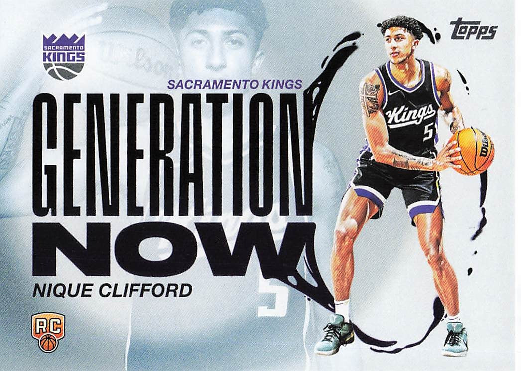 2025-26 Topps Basketball Generation Now Nique Clifford #GN-24