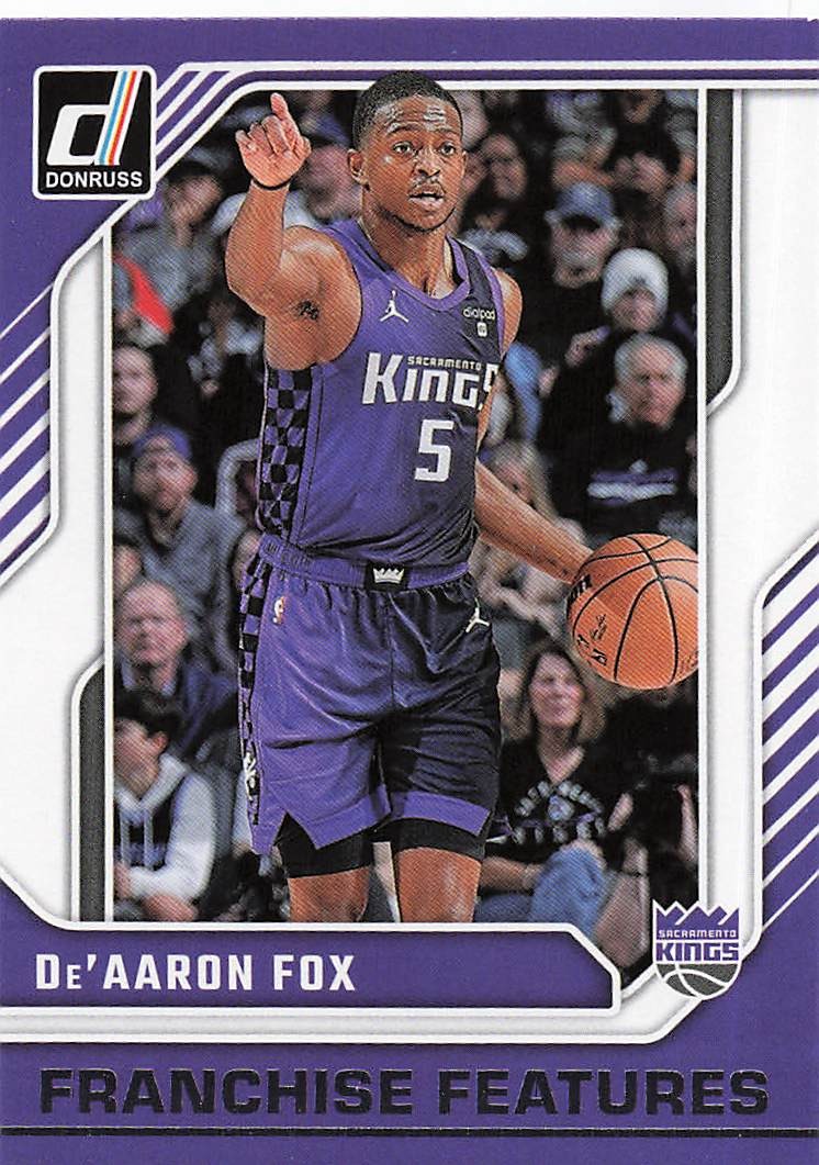 2024-25 Donruss Basketball Franchise Features De'Aaron Fox #13