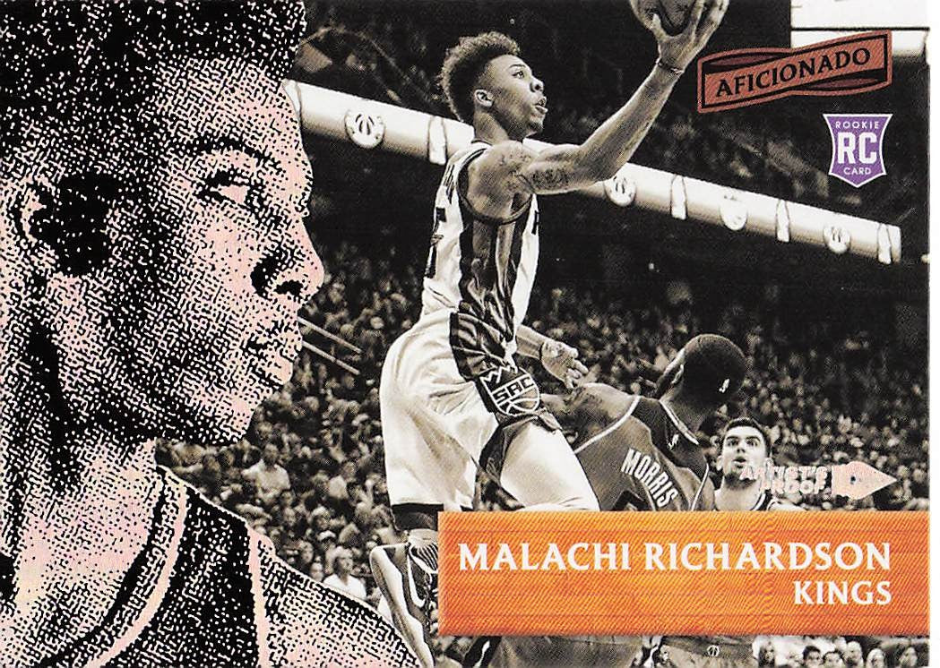 2016-17 Panini Aficionado Basketball Artist's Proof Malachi Richardson #37 RC