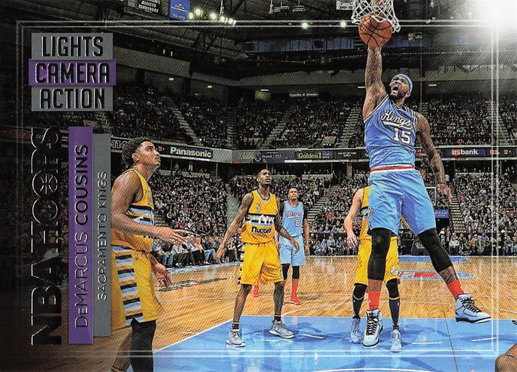 2016-17 Hoops Basketball Lights Camera Action DeMarcus Cousins #19