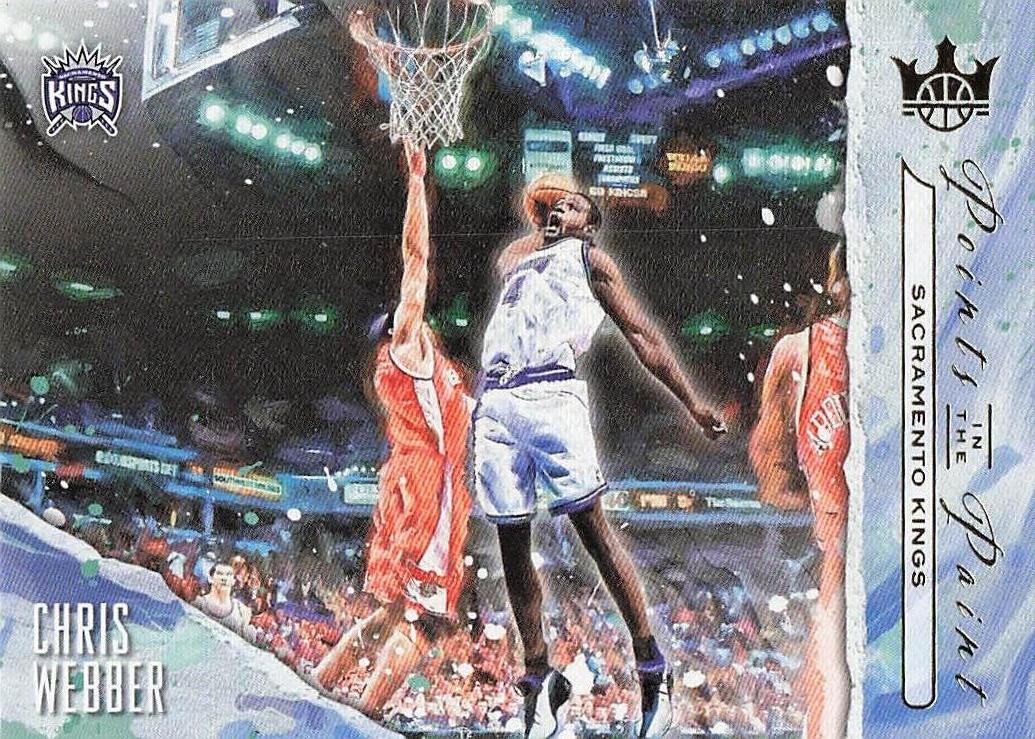 2018-19 Panini Court Kings Basketball Points in the Paint Chris Webber #25