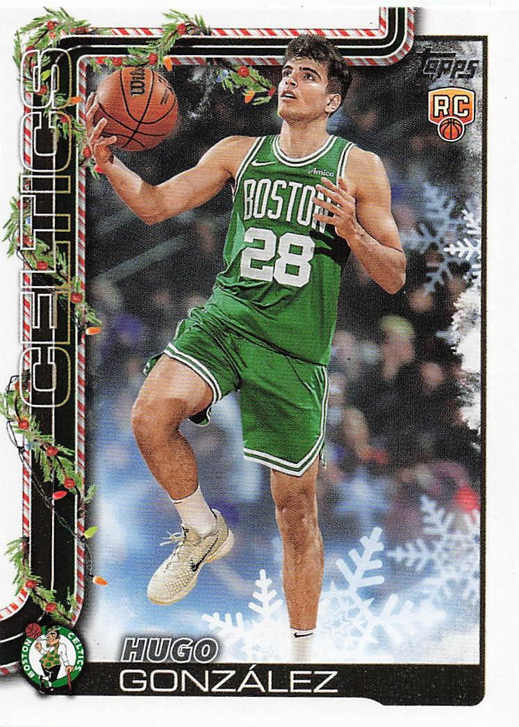 2025-26 Topps Holiday Basketball Hugo Gonzalez #H188 RC