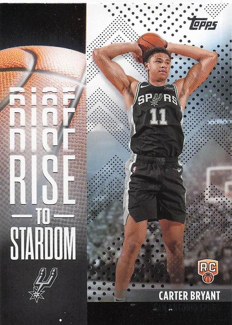 2025-26 Topps Basketball Rise to Stardom Carter Bryant #RTS-14