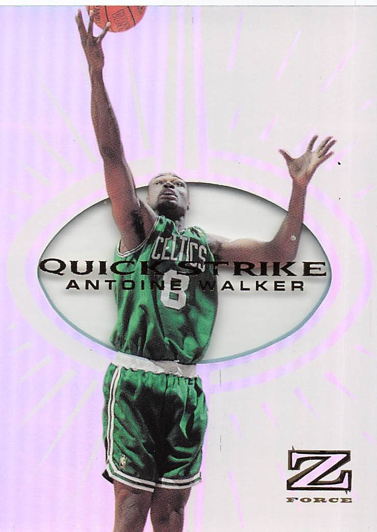 1997-98 SkyBox Z-Force Basketball Quick-Strike Antoine Walker #11 QS