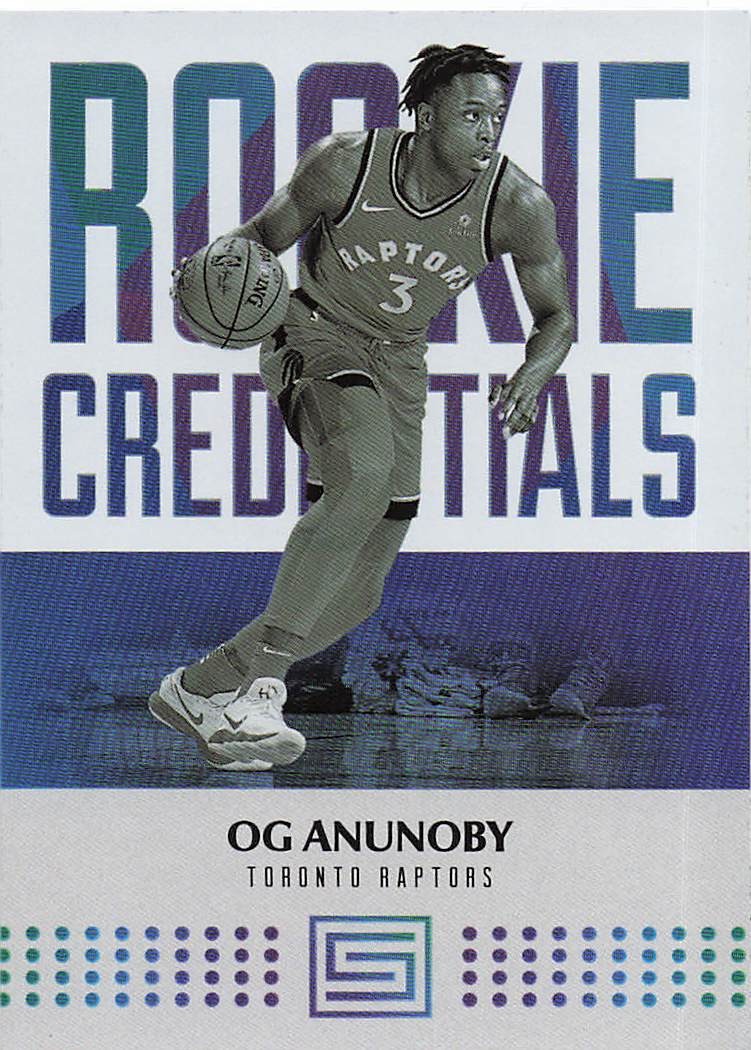 2017-18 Panini Status Basketball Rookie Credentials OG Anunoby #37