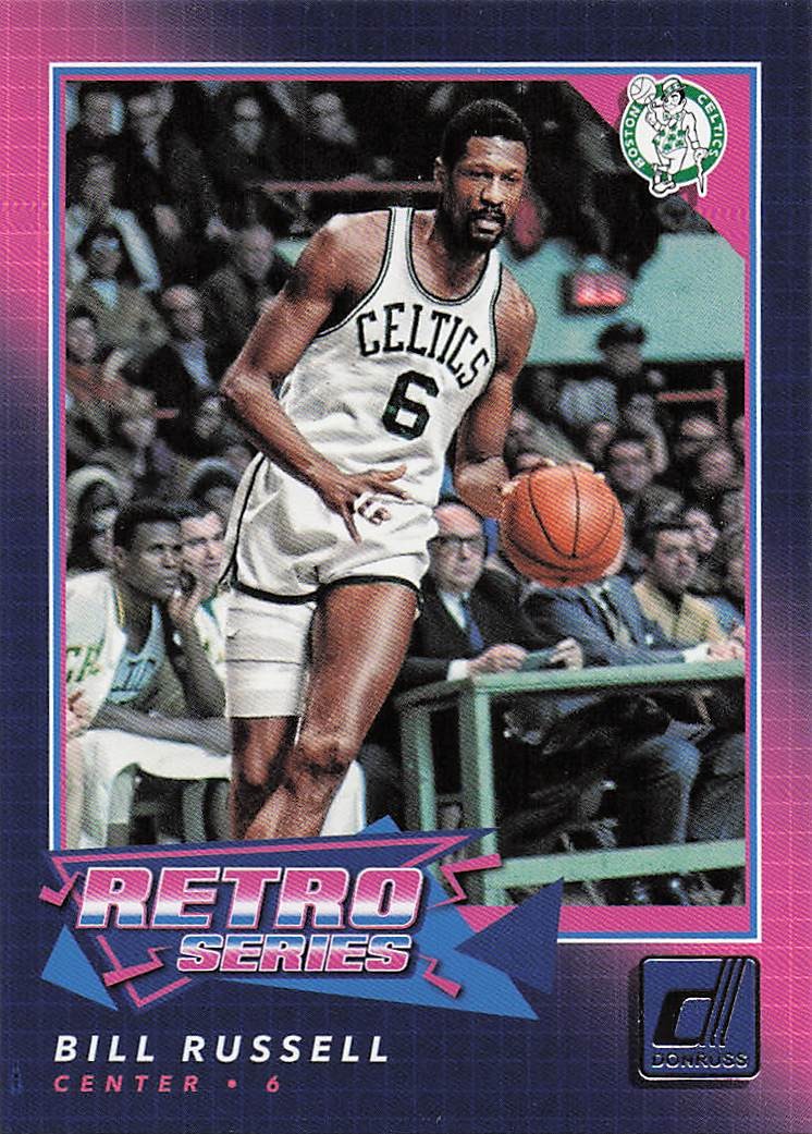 2017-18 Donruss Basketball Retro Series Bill Russell #3